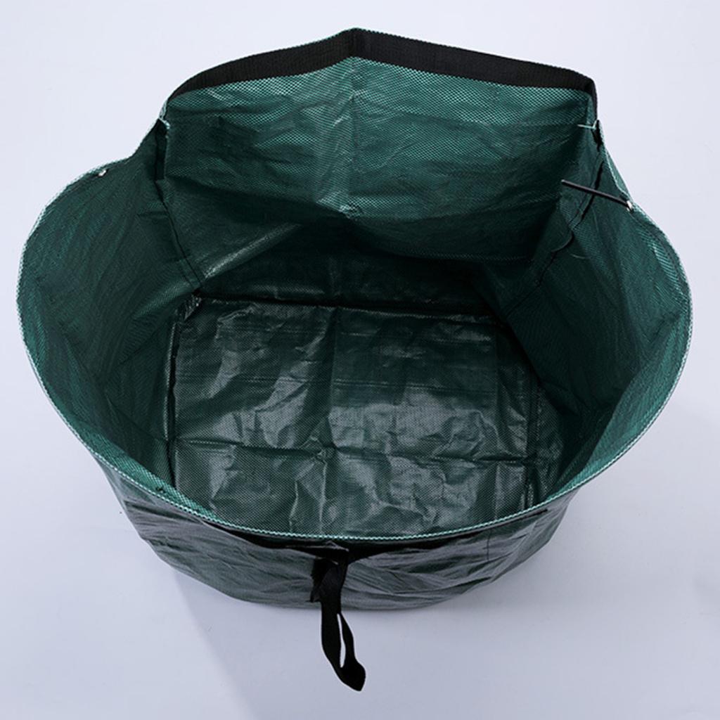 Yousheng Sac pentru deșeuri de grădină Saci de colectare a buruienilor din frunze, reutilizabile, cu mânere întărite, peluză, frunze căzute, saci de gunoi pentru încărcarea frunzelor și a gunoiului