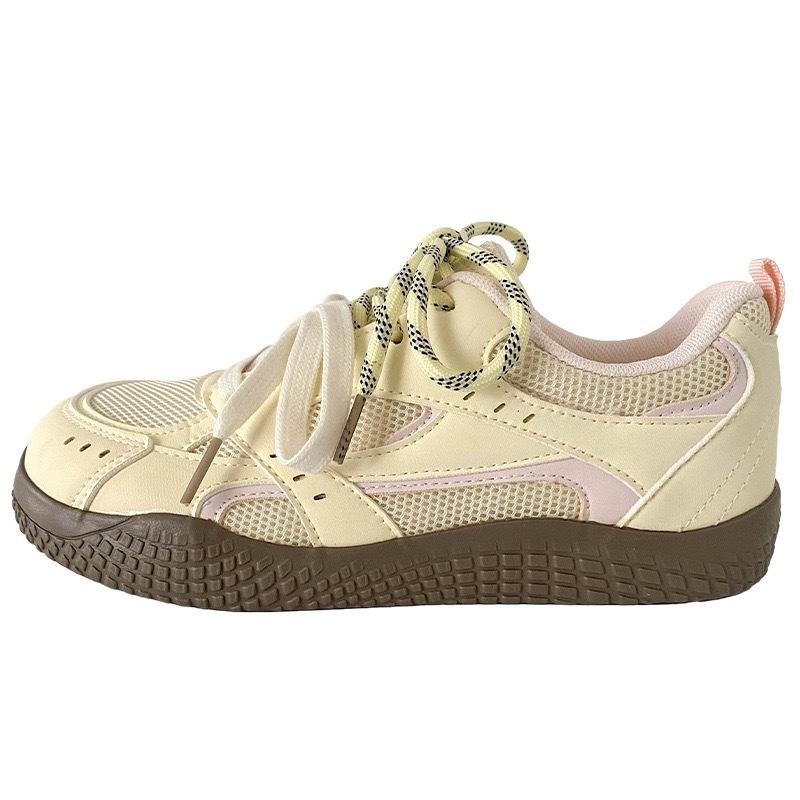 -6 Mesh Breathable Women's Shoes Summer New Little White Shoes Sports and Leisure Board Shoes Fashion Versatile