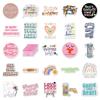 50 Mental Health Stickers: Inspirational English Phrases, Waterproof Decorative Journal Decals