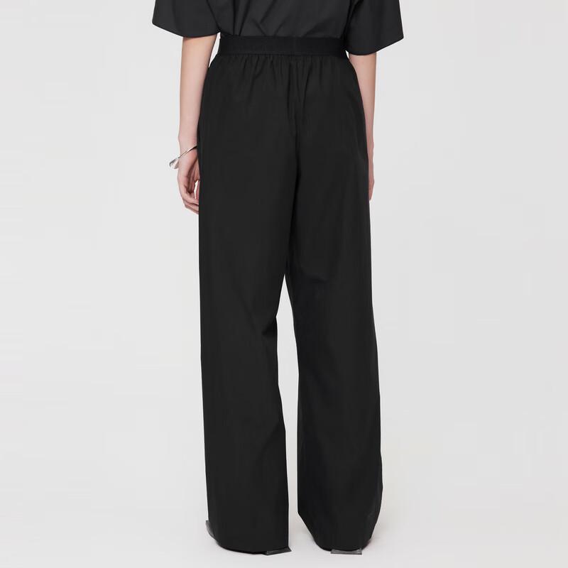 JNBY Women's Loose Straight Leg High-Waist Casual Pants