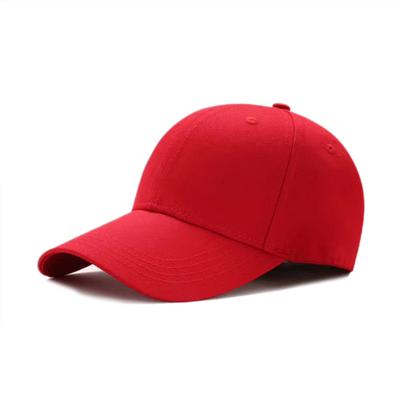 White 100% Cotton Twill Sport Baseball Cap with 6 Panels