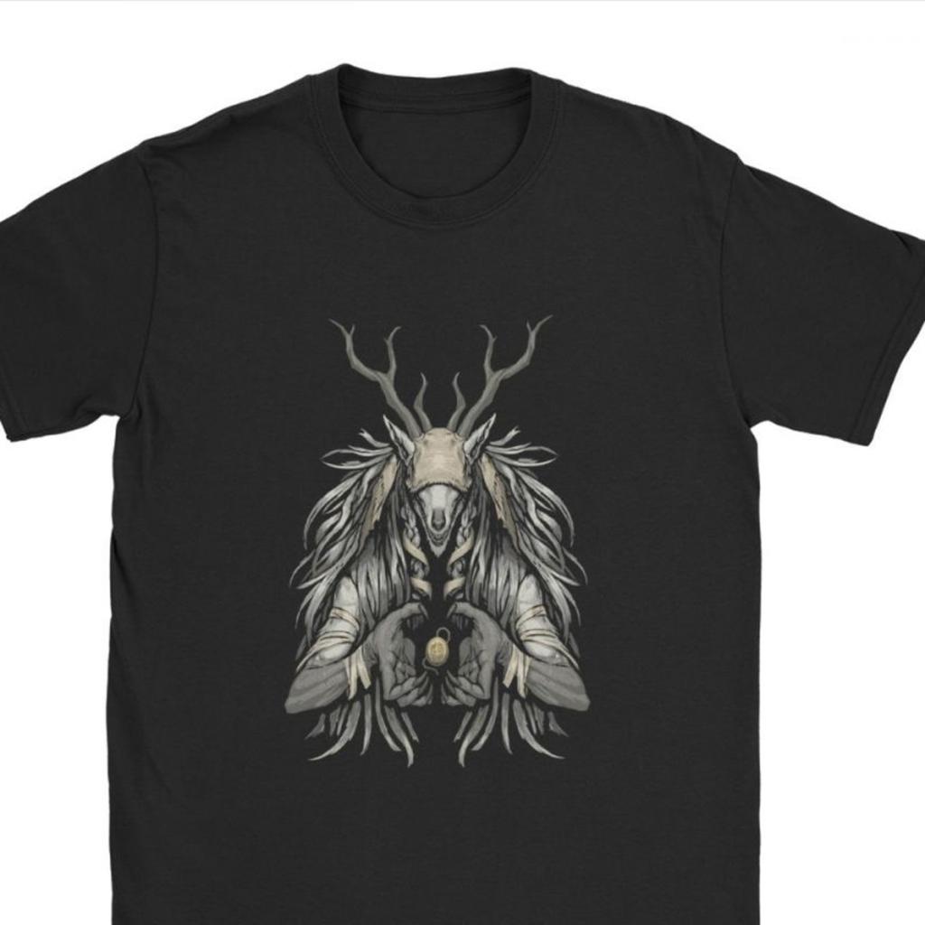Men's Tops T Shirt The Supplicant Premium Cotton Tshirts Vicar Amelia Bloodborne Scary Harajuku Halloween T Shirt Graphic