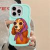 Cool Dog Case for iPhone 11 14 15 Plus 13 XR 16 Pro Max 8 12 17 Air Soft Phone Cover
