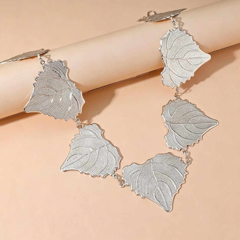Personality Leaves Waist Chains Adjustable Body Chain Decor Metal Belly Chain Birthday Gift