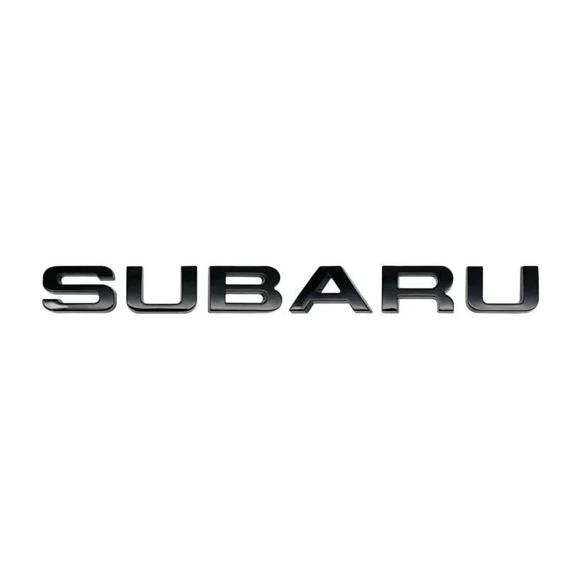 3D Metal Letters Car Emblem Badge Sticker Rear Trunk Decal for Subaru WRX BRZ XV STI Outback Legacy Forester Impreza Tribeca ge3
