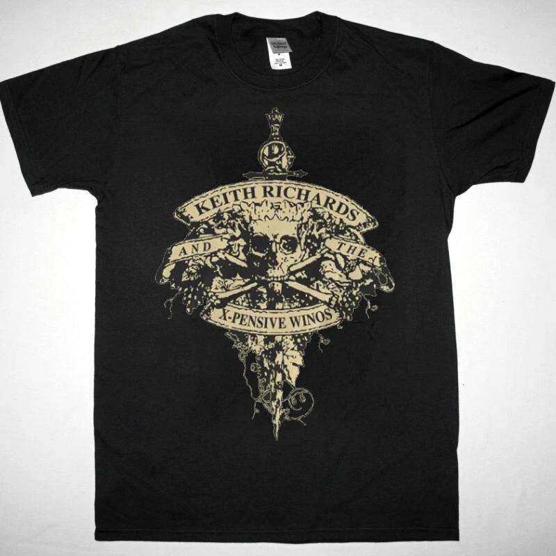 Keith Richards X-Pensive Winos Unisex black T Shirts XL
