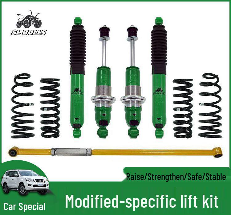 Compatible with Tudda Modified Lift Shock Absorber Spring, Strengthened Upper Control Arm, Thrust Rod, 2-Inch Lift Kit