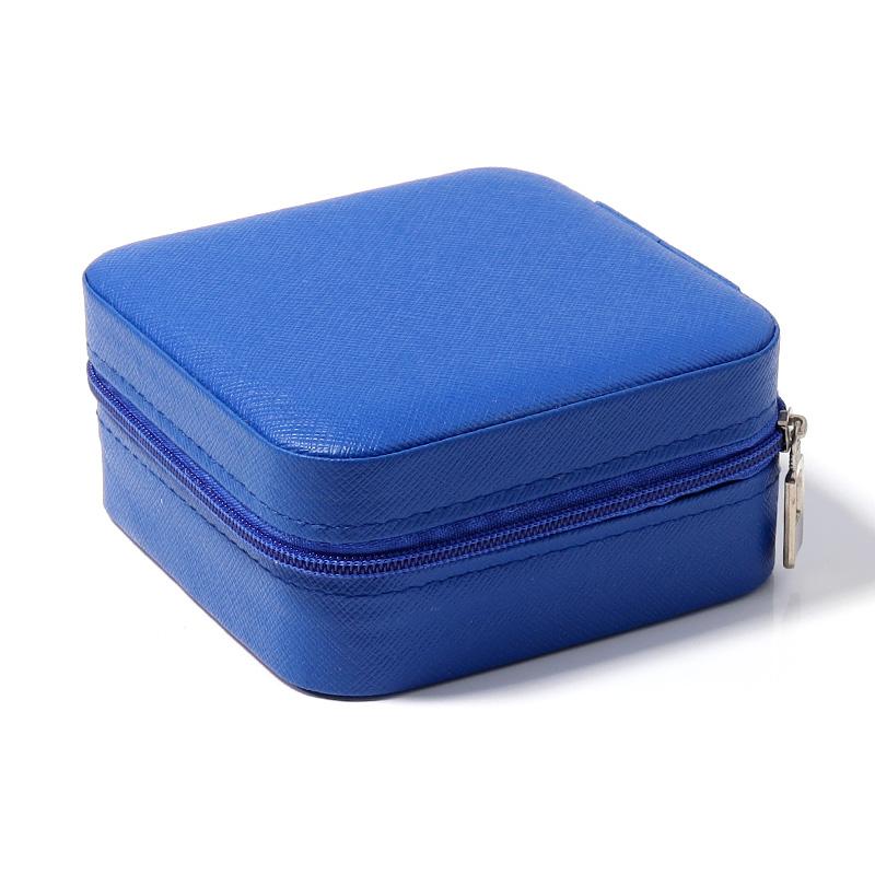 Portable Jewelry Storage Box Mini PU Leather Travel Organizer For Jewelry Bracelets Necklace Ring Earrings Gifts  Display Box