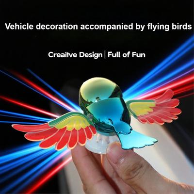 Niedliche Simulations-Flugvogel-Autodekorationsaufkleber für Motorhaube, Dach, Rückspiegel, Kofferraumdeckel, SUV-Außendekoration