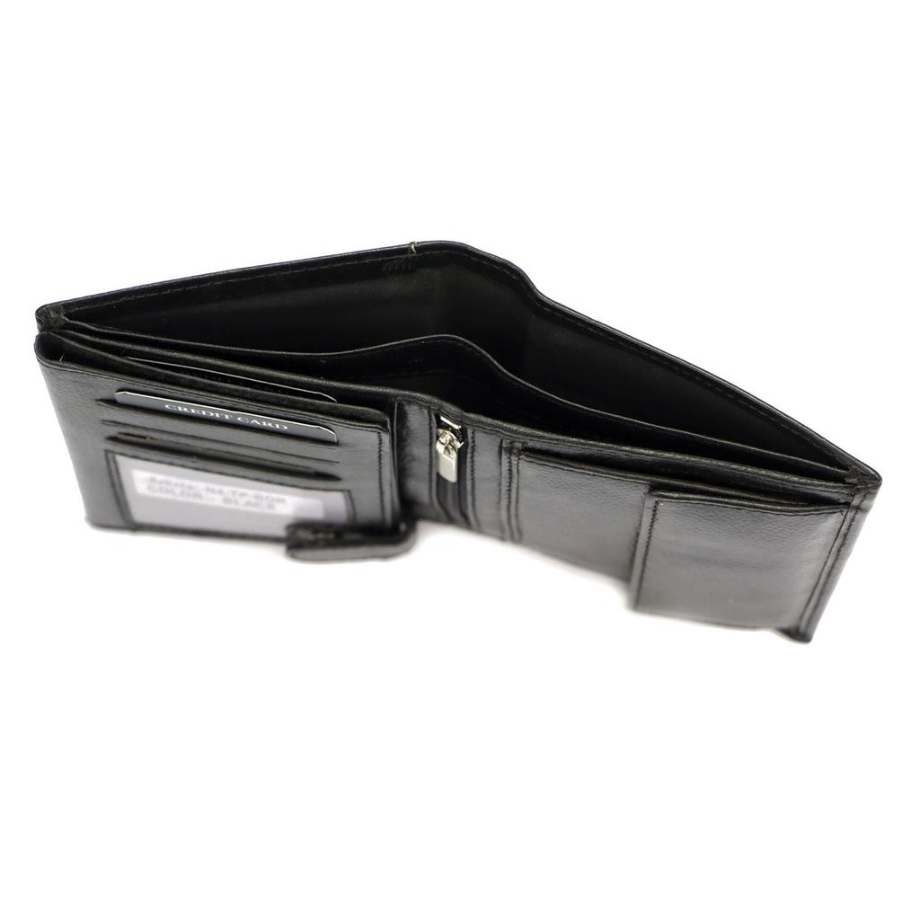 Großer abschließbarer Herren-Lederportemonnaie RFID Ronaldo