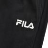 Fila X Magic Stick Collaboration SS23 Jednokolorowe Spodnie Sportowe Dzianinowe z Prostą Nogawką i Średnim Stanem Damskie spodnie Czarne F11W329601F-BK