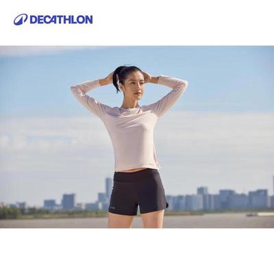 Pantalones Cortos de Entrenamiento para Correr de Secado Rápido para Mujer Decathlon