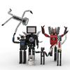 Skibidi Toilet Titan Tv Man Speakerman Horror Game Bosses Camara Building Block Cartoon Doll Model Kids Birthday Halloween Gift