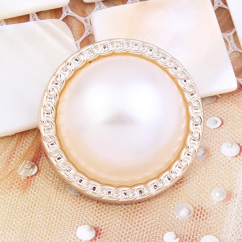 10Pcs Pearl Buttons Pajamas Coats Sweaters Women'S Round Versatile High-End Decorative Buttons Daquan Clothes Accessories