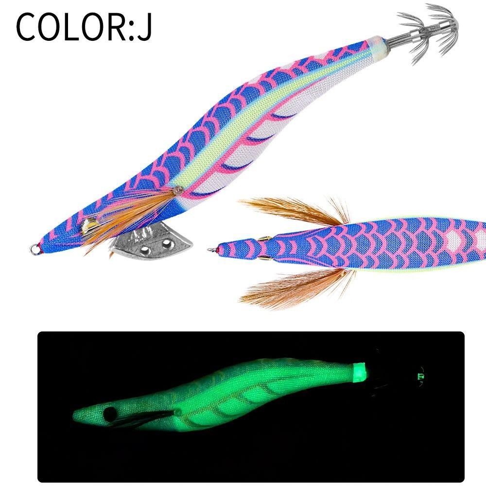 Japan Style Fishing Squid Jig Light Cloth Egi Octopus Bait Lure Shrimp Bait  Saltwater Fishing