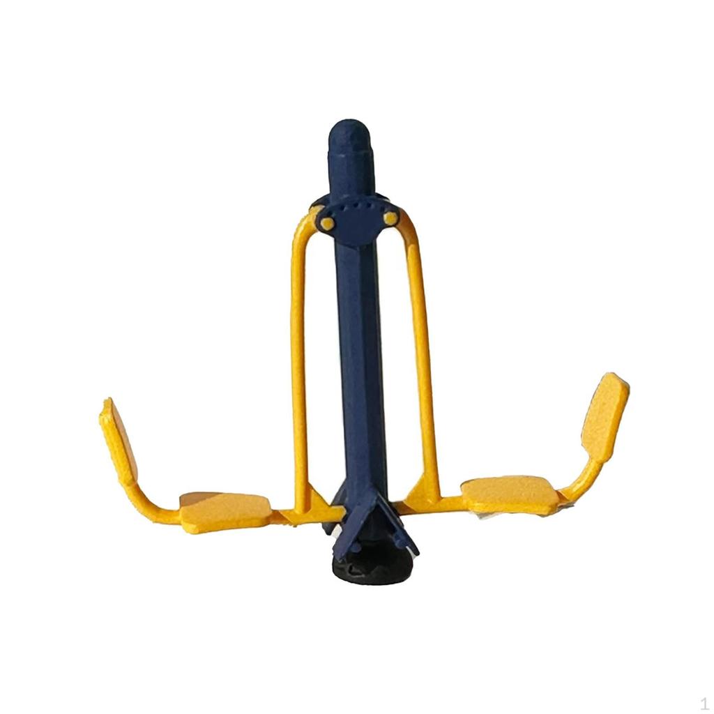 1 Stück Mini-Fitnessgeräte-Modell, Puppenhaus-Ornament, Miniatur-Sportspielset, Harzkonstruktion