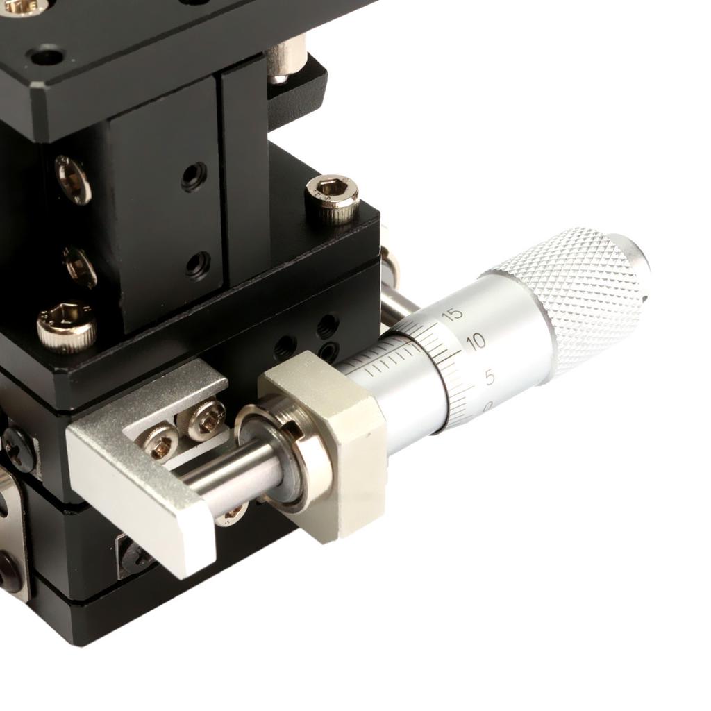 LD40-LM 3-Achsen Lineartisch 40x40 Mm – Manuelle Verstellplattform Mit Mikrometer (X/Y/Z) Für Mikroskope & Maschinen