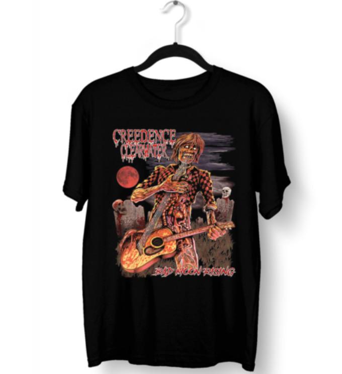 Bad Moon Rising Creedence Clearwater Revival Shirt Black Unisex T-Shirt M