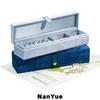Rectangle Luxury Velvet Jewelry Box Portable Rings Necklace Earrings Jewelry Gift Storage Box Display Case Custom Logo