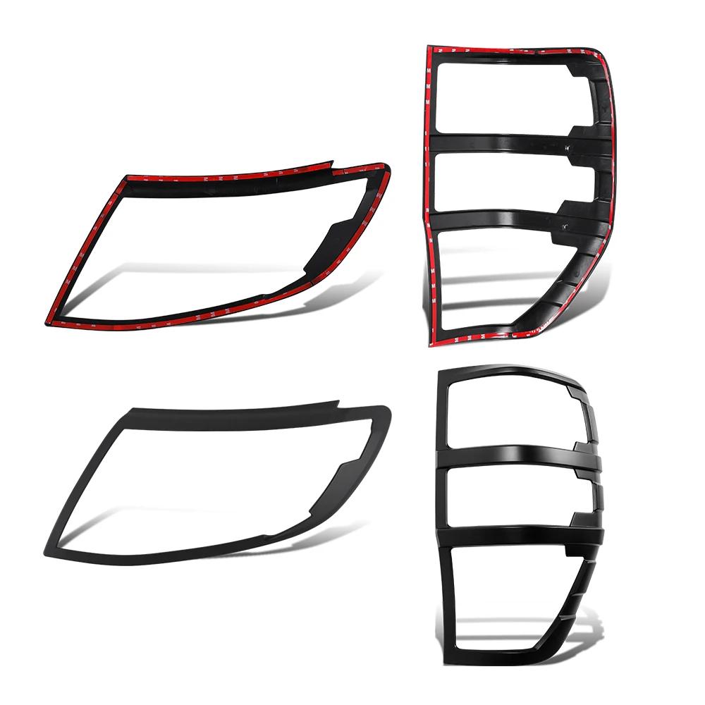 Copri Faro Copri Fanale Posteriore Cornici Rivestimenti Copri Fanali Posteriori Per Ford Ranger 2012 2013 2014 T6 Wildtrak XLT XLS XL Sport