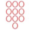 10 Pcs PET Double Sided Tape Strong Viscosity Waterproof Firm Fixation Red PET Mounting Tape