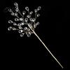 Feiertags-Blumenarrangement Perlen Kunstkristall Weihnachtsbaum-Stecker mit biegsamem Draht, Acryl-Perlen-Zweige Klare Perlen-Girlande für Arrangements,