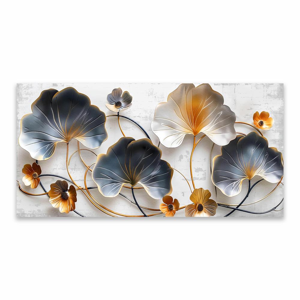 Bedroom Modern Wall Art Prints Black And White Flower Wall Art Poster Large Canvas Painting Decoration Women's Bedroom Decor