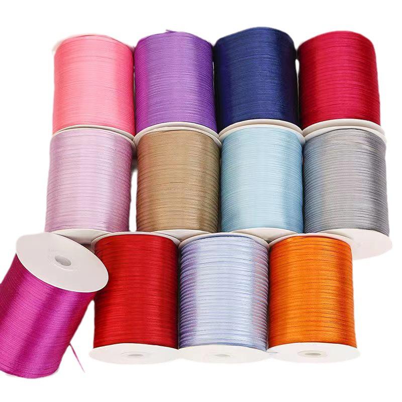 0.3cm Satin Ribbon for Bookmarks, Hair & Balloon Accessories, and Gift Packaging Bow.