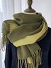 Women Winter Knitted Scarf Ladies Men Solid Double-Sided Tassel Scarve Mujer Male Foulard Wrap Shawl Unisex Imitation Cashmere