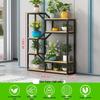 Wrought Iron Storage Rack: Bookshelf, Wine & Display Cabinet, Flower Stand, Partition Shelf for Living Room & Dining Room.