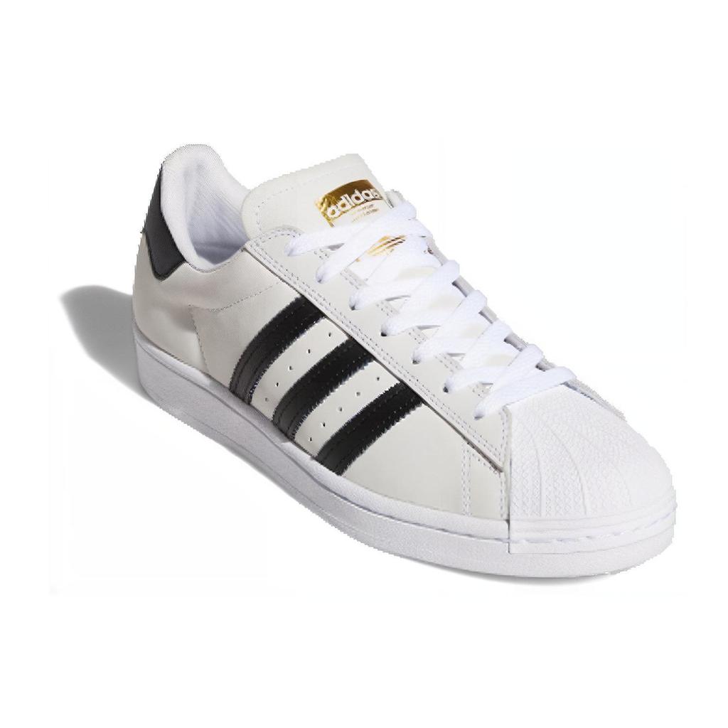 adidas Superstar Weiß Schwarz Herren Sneaker Wolkenweiß Kernschwarz Gold-Metallic FV0322