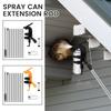 1Set Spray Can Extender Adjustable Sprayer Bracket Adaptor Spray with 12 Feet Extension Pole Aerosol Can Extension for Household