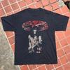 Eddie Van Halen EVH Czerwony Pasek Grafika Gitary Czarny Unisex Koszulka
