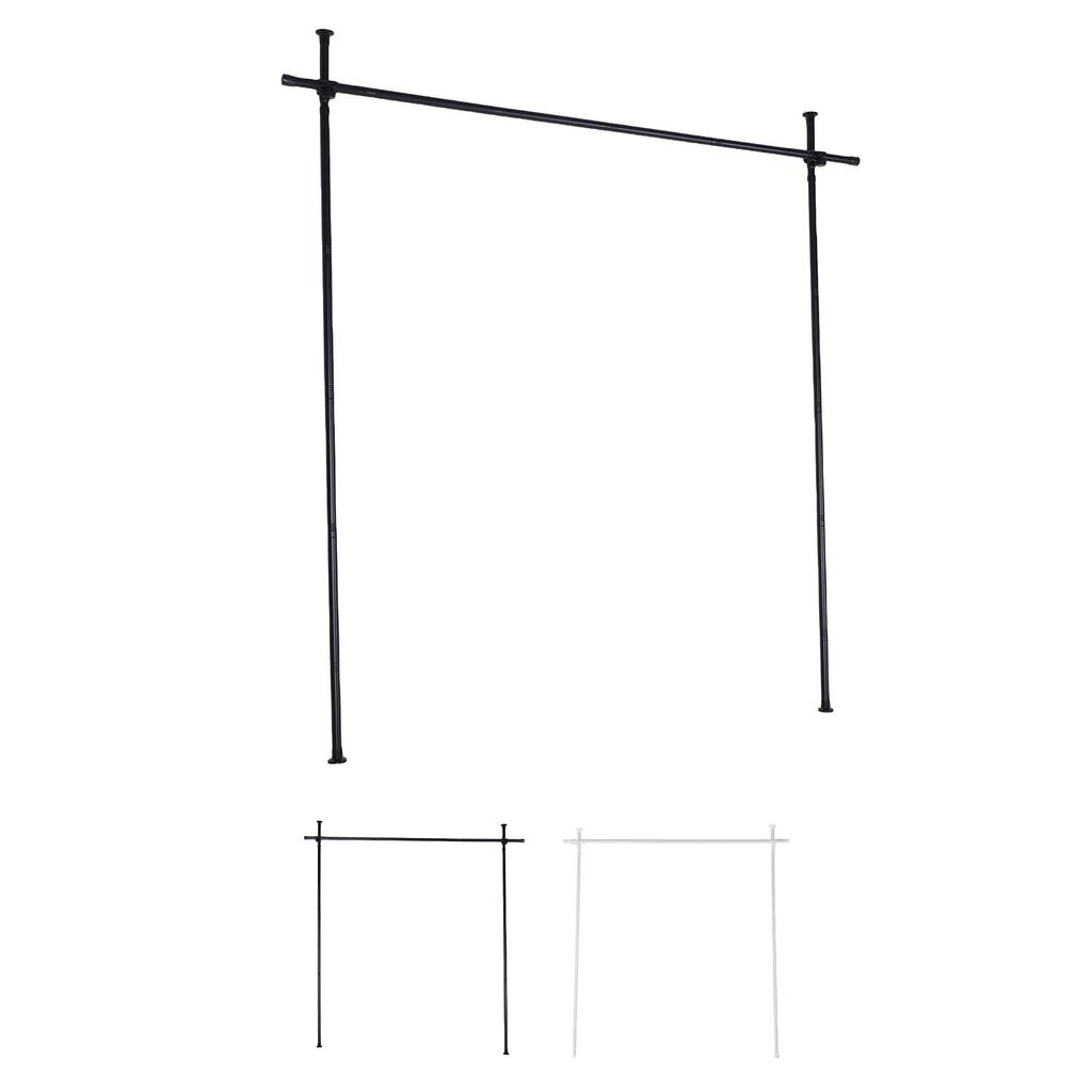 Room Divider Curtain Rod Carbon Steel Vertical Tension Rod for Room Separation Adjustable Partition Space Separator Curtain Stan