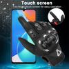 VEMAR Summer Men Black Full Finger Motorcycle Gloves Women Lady Red Motorbike Riding Gloves Touch Screen Motocross Guantes