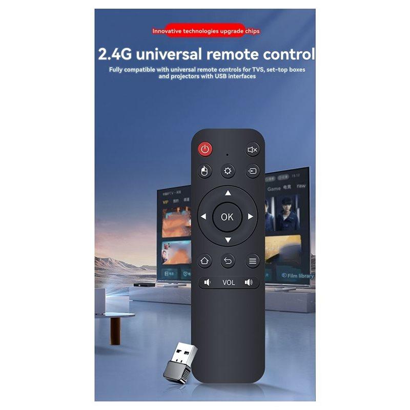 ABUO-For Android Smart TV Box Wireless Air Mouse 2.4G USB Receiver Remote Control For PC/TV