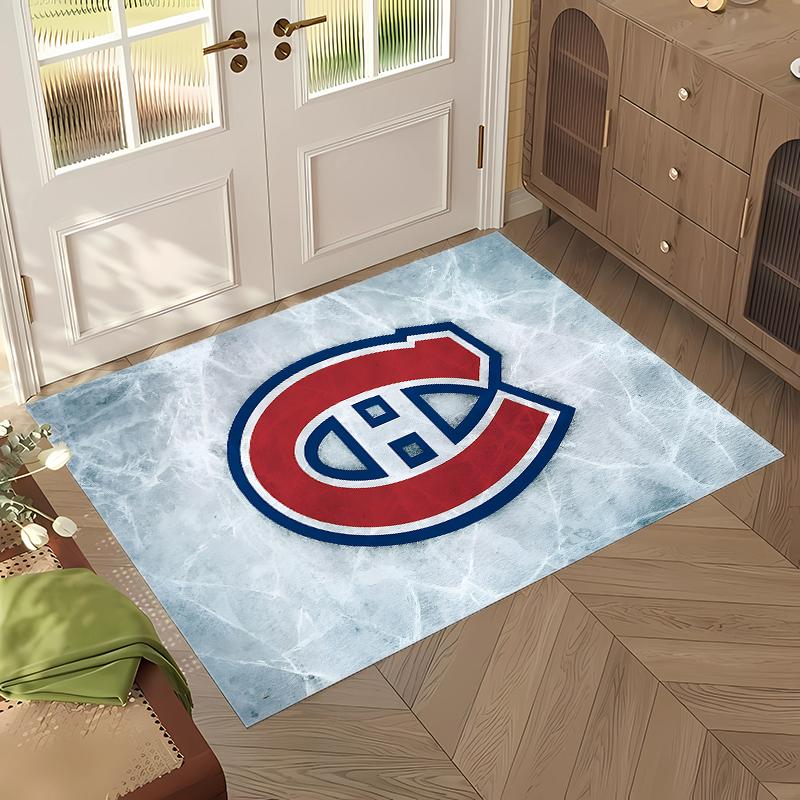 Montreal Canadiens (5) Office Rug Elegant Floor Rug for Office Living Room Bedroom and Indoor Home Spaces