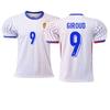 France Euro Cup Away Soccer Jersey Men Women Short Sleeve Football Shirt Mbapp 10 Griezmann 7 Giroud 9