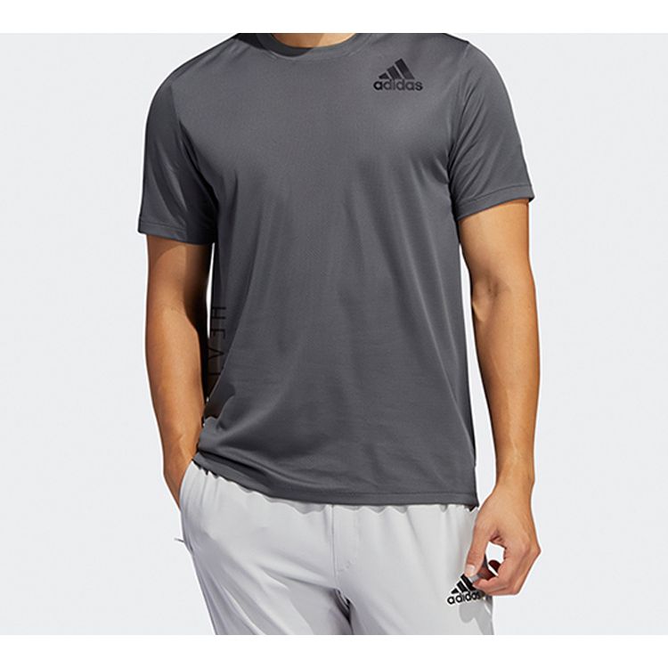 Adidas Training Tee H.Rdy Short Sleeve Men Tops Light-Grey FM2100