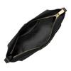 Michael Kors Jet Set Logo Zip Closure Coated Canvas Crossbody Bag Shoulder Bag Small Women's Black