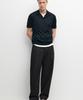 Masimodutti Diamond Pattern Jersey Polo