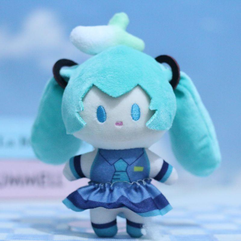 Soft Hatsune Miku Plush Keychain Toy Detachable Feature Backpack Accessories