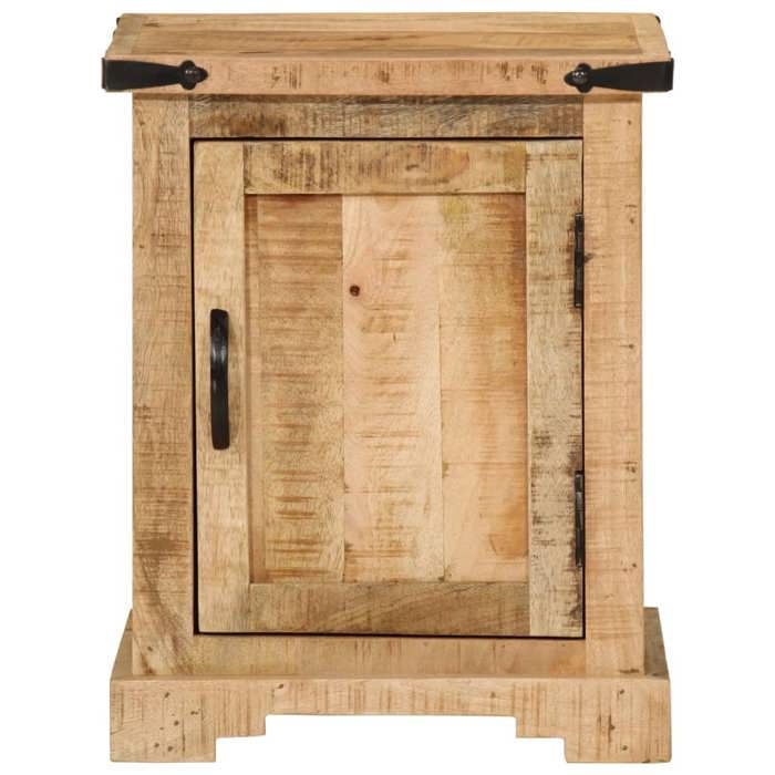 VidaXL Table de chevet 40x35x50 cm bois de manguier massif, armoire, meubles de chambre, support téléphonique, armoire 372717