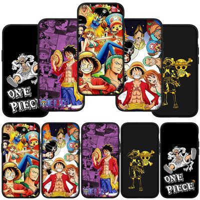 Coque de téléphone pour Samsung Galaxy S25 S23 S24 Ultra FE Plus A05 A06 A15 A16 A36 A37 A35 A34 A54 A55 A56 A57 A25 A26 A53 A17 Luffy Gear 5 One Piece