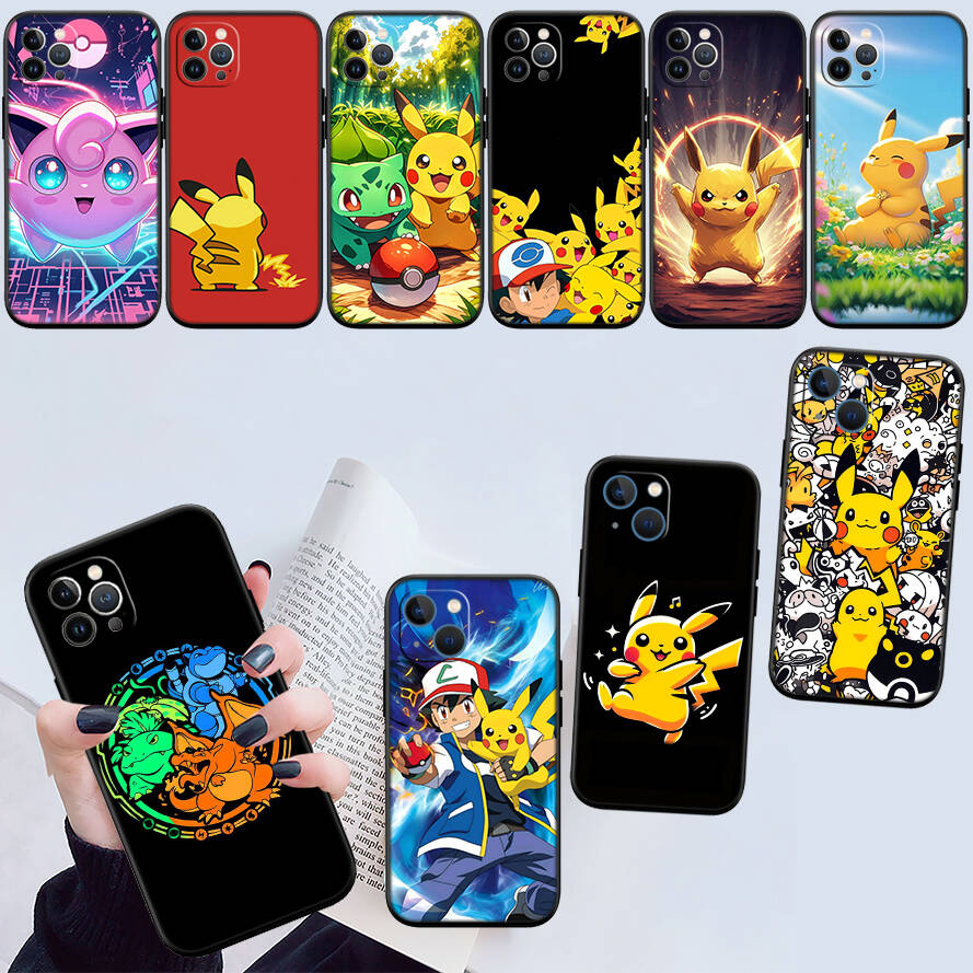 POKEMON Cartoon Case for Samsung Note 20 10 S25 Plus Ultra Lite FE M20 M21 M30 M31 M51 A11 A26 A51 A52 A53 A56 A70 A71 A72 A73