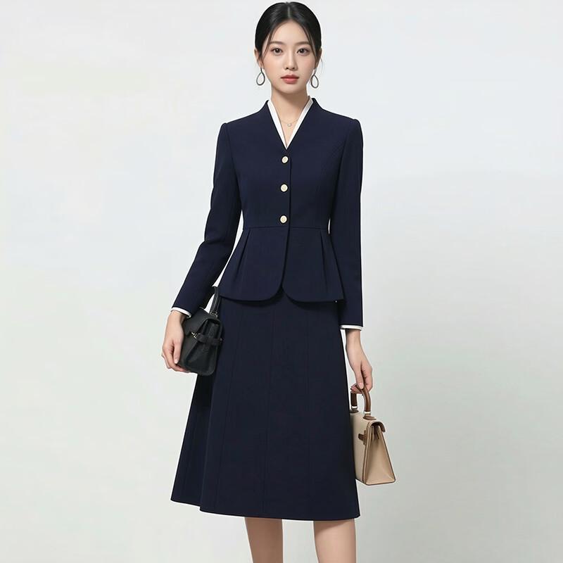 Women's Professional Blazer Suit Set