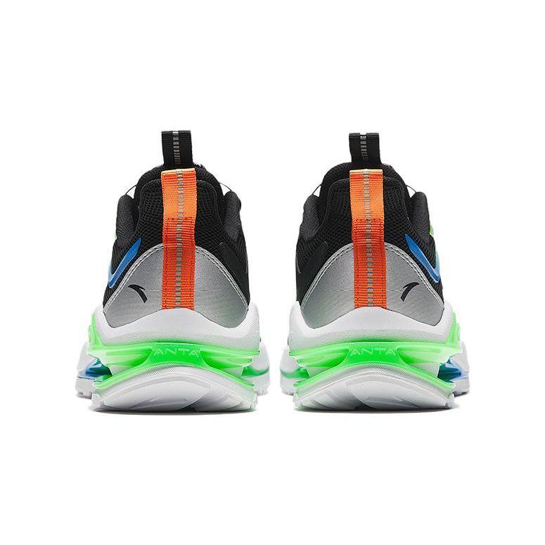 Anta Stubborn Core Wear-Resistant Low-Top Kids Running Shoes Kids Running Shoes Black White Teal 312335560-2