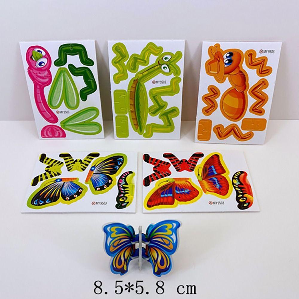 Insect Puzz Kits Dinosaur Paper Model Craft High Quality Cubic Decor  Kid