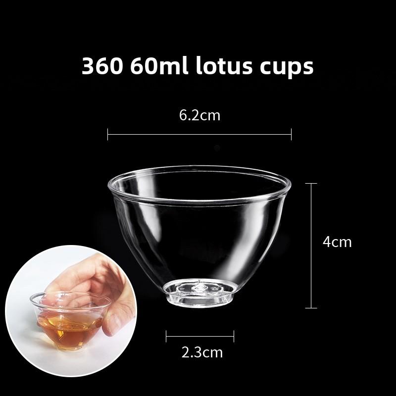 Thickened Disposable Cups Hard Airline Cups Heat Resistant Plastic Cups for Home Tea Wine