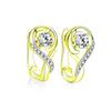 Korean Fashion Silver Musical Note Tassel Earrings for Women